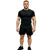 FIGHT-FIT - Fitness Shorts / Schwarz / Medium