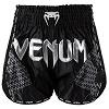 Venum - Pantaloncini di Muay Thai / Nexus / Nero-Argento