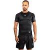 Venum - Rashguard / Nexus / Short Sleeve / Negro-Plata
