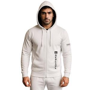 FIGHTERS - Felpa con cappuccio / Striker / Bianco / Large