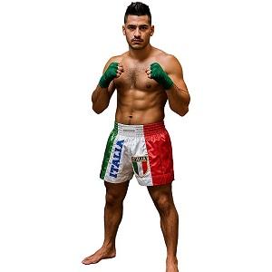 FIGHTERS - Pantaloncini Muay Thai / Italia / Stemma / Small