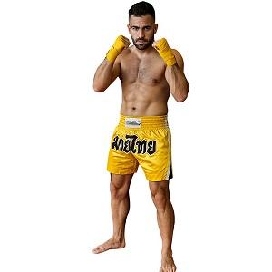 FIGHTERS - Pantaloncini Muay Thai / Giallo / Medium