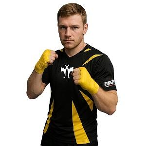 FIGHTERS - Camicia da kickboxing / Competition / Nero / Large