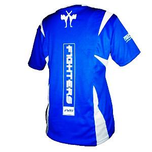 FIGHTERS - Camicia da kickboxing / Competition / Blu / Small