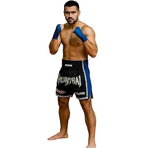 FIGHTERS - Pantaloncini Muay Thai / Elite Muay Thai / Nero-Blu / Medium