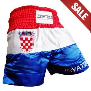 FIGHTERS - Pantaloncini Muay Thai / Croazia-Hrvatska / Grb / Medium