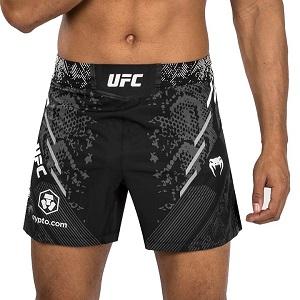 UFC Adrenaline by Venum Authentic Fight Night Pantalón corto de lucha para Hombre / Corte Corto / Negro / Large