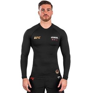 UFC Adrenaline by Venum Authentic Fight Nigh Rashguard / Long-Sleeve / Black / XL