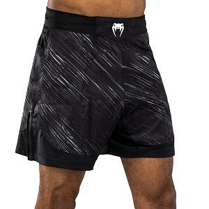 Venum - Fightshorts Pantaloncini da MMA / Tectonic Rapid / Nero-Grigio / Medium