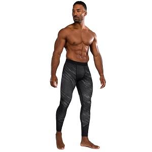 Venum - Pantaloni a compressione / Tectonic Rapid / Nero-Grigio / Medium